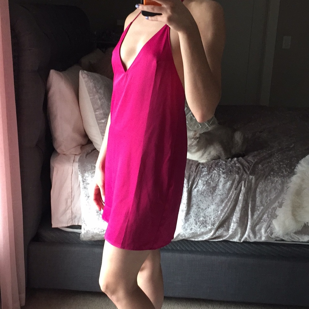 FOREVER21 stapy slip dress